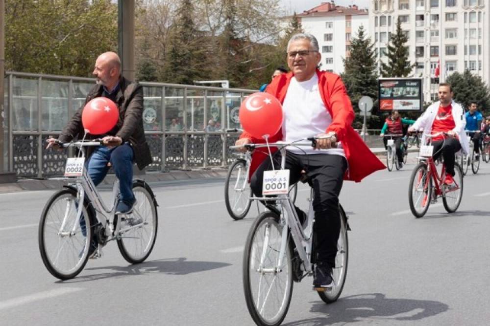 Kayseri Büyükşehir'den bisiklet mesaisi