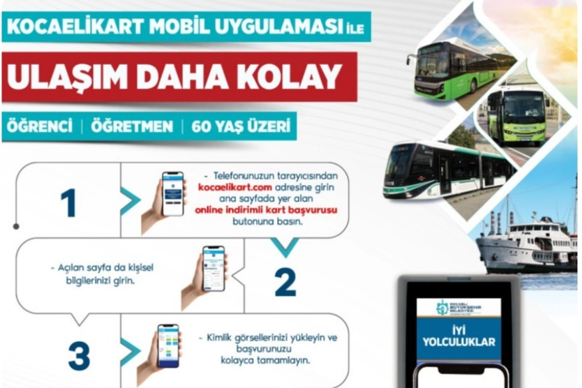 &ldquo;Online Kocaeli Kart&rdquo; İle Ulaşımda Dijital Kolaylık