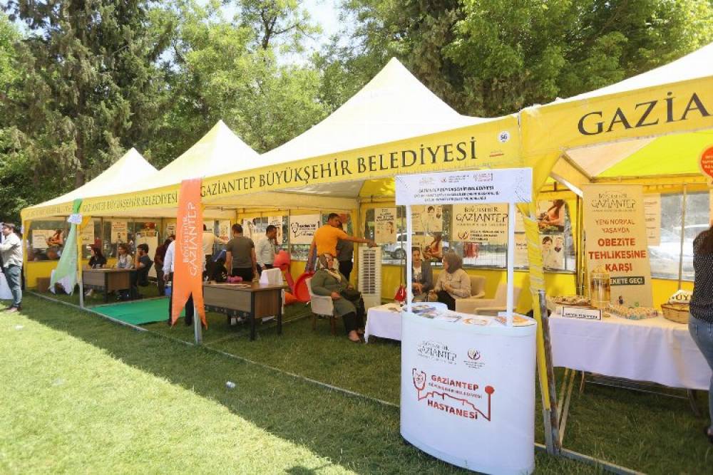 Gaziantep'te 'sağlık'lı festival