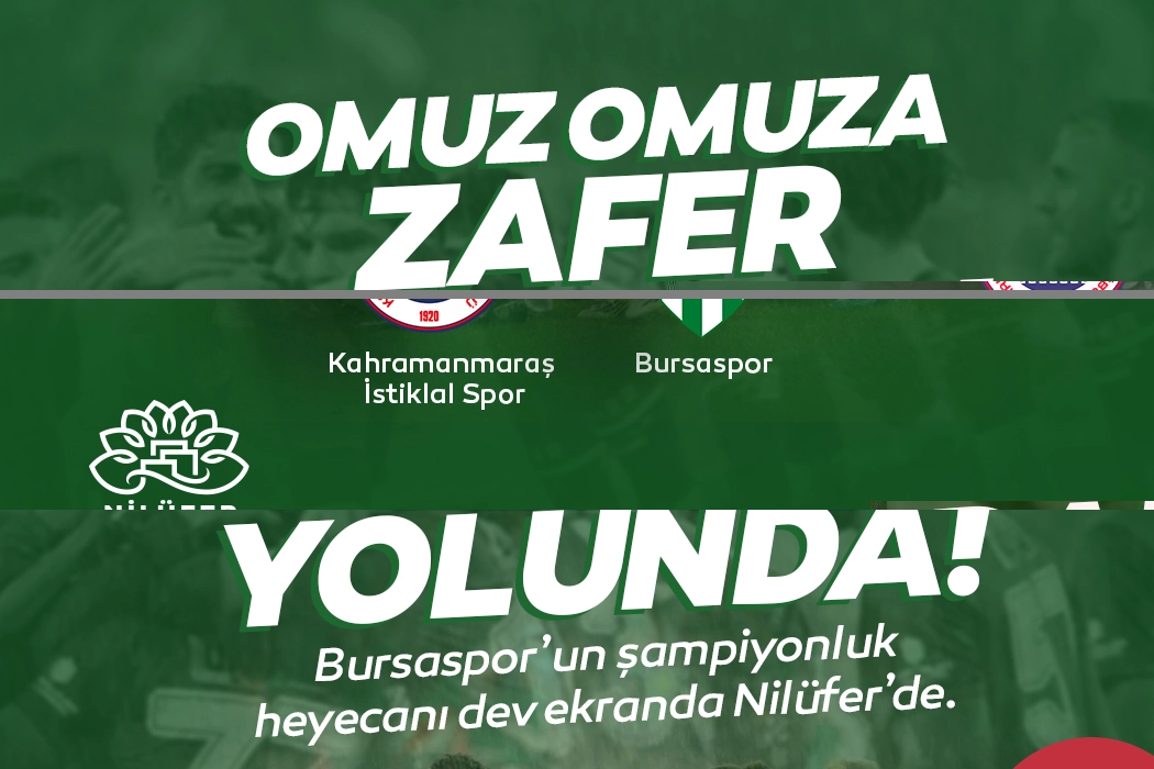 Bursaspor&rsquo;un Şampiyonluk Heyecanı Nil&uuml;fer&rsquo;de Yaşanacak