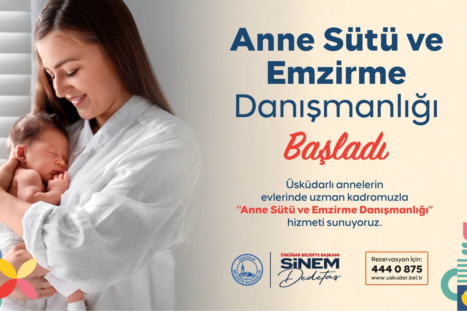 &Uuml;sk&uuml;dar Belediyesi&rsquo;nden Yeni Annelere Evde Destek