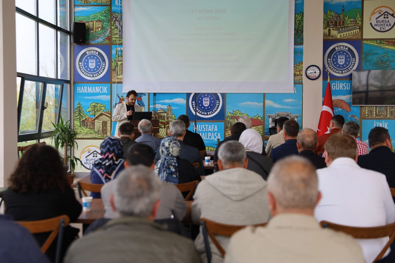 Bursa&rsquo;da &Ccedil;ift&ccedil;ilere Eğitim Desteği