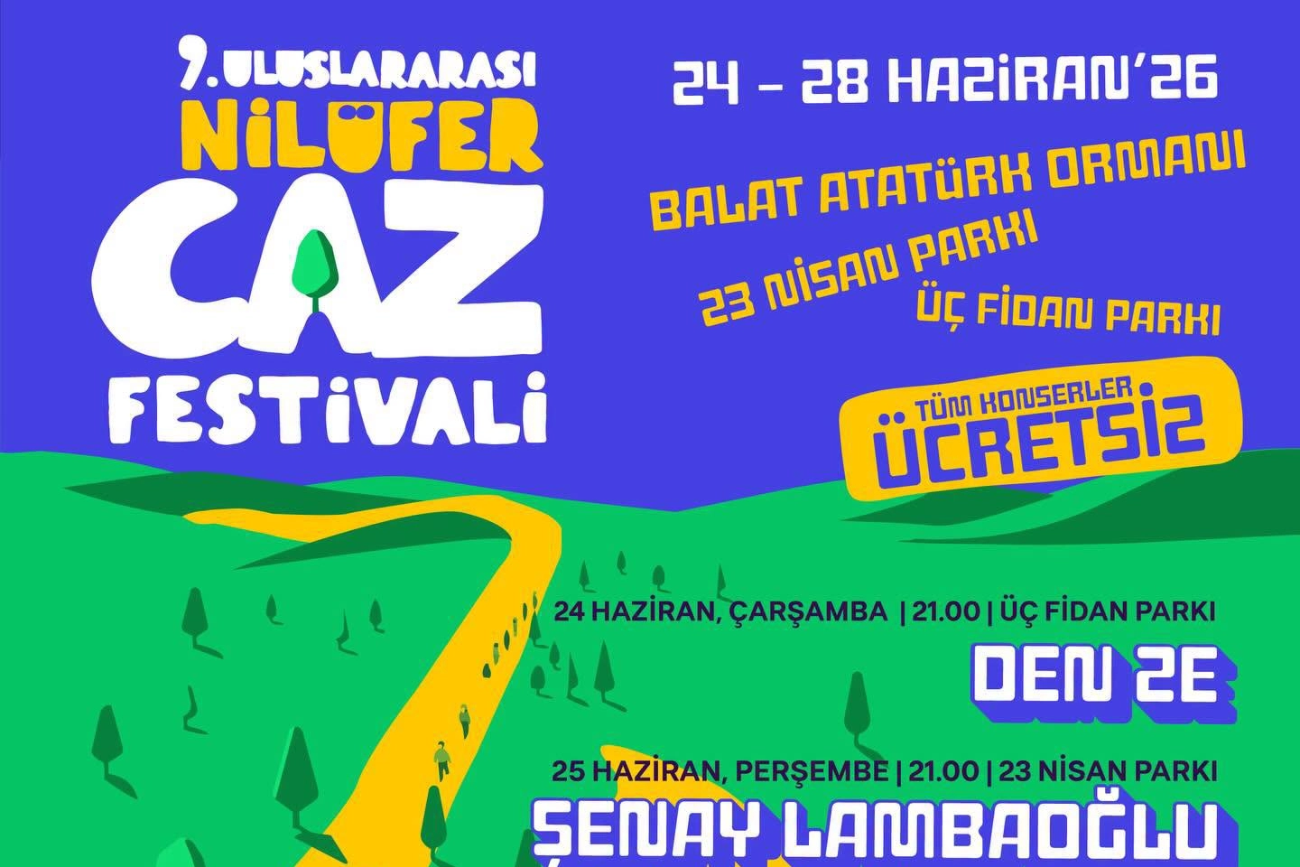 Caz Beş G&uuml;n Boyunca Nil&uuml;fer&rsquo;in D&ouml;rt Bir Yanında