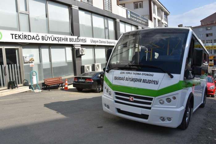 Tekirdağ Büyükşehir’den toplu taşıma esnafına can suyu