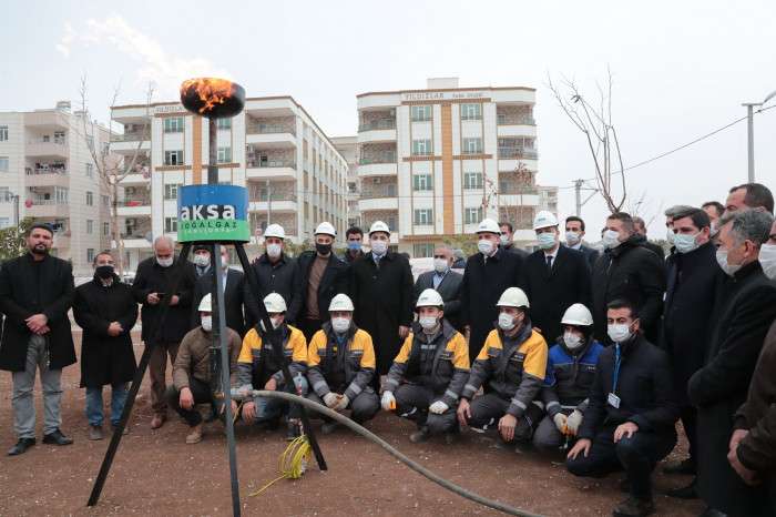 Konuklu doğalgaza kavuştu 