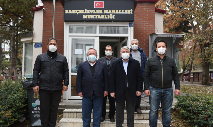 Başkan Aşgın’dan Bahçelievler Mahalle Muhtarı’na ziyaret