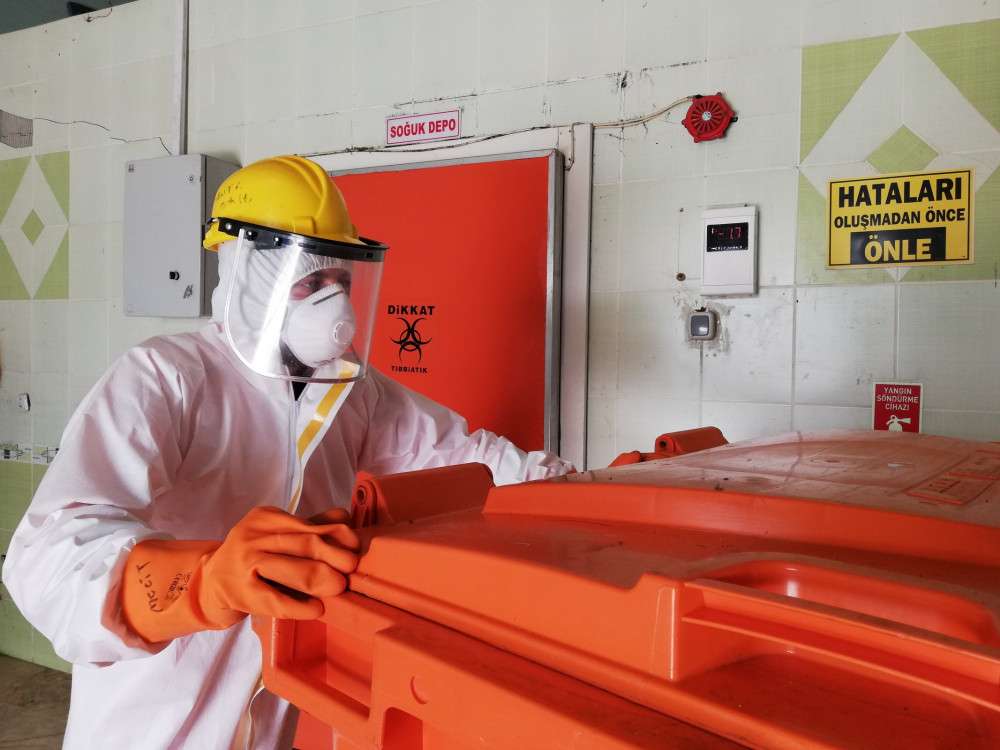 2020 yılında 759 ton tıbbi atık bertaraf edildi