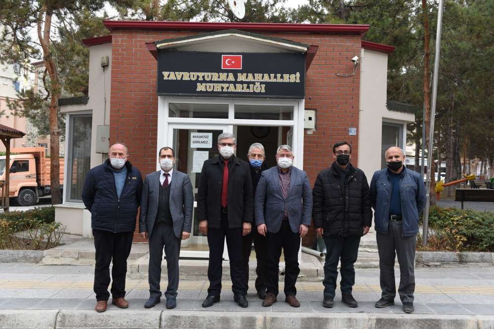 Başkan Aşgın’dan Yavruturna Mahalle Muhtarı'na ziyaret