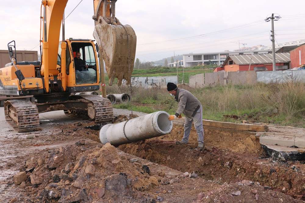 5 bin 575 metre kanalizasyon hattı tamamlandı 