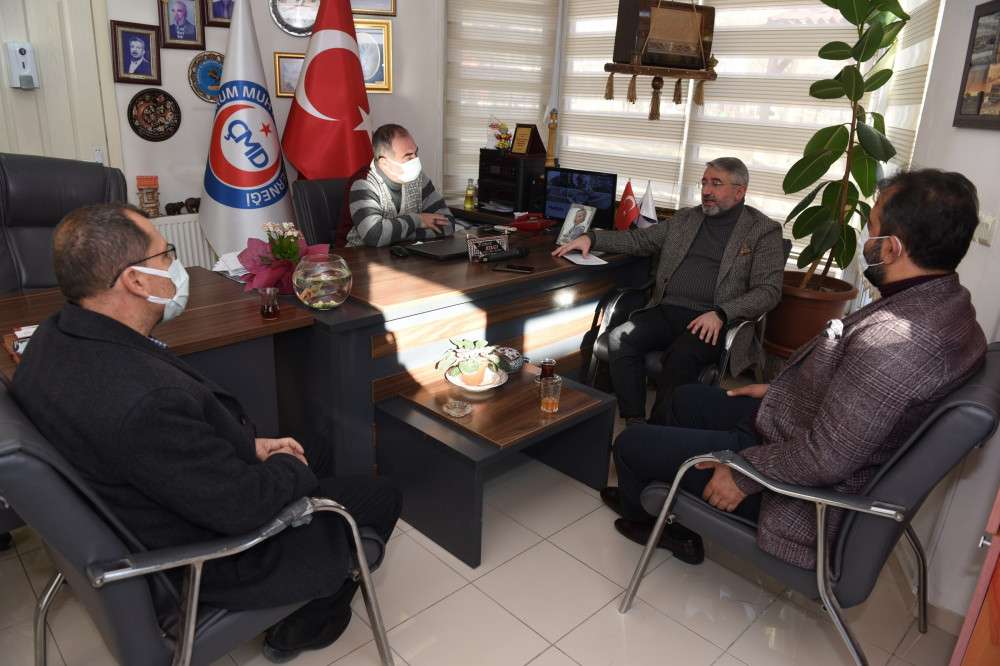 Başkan Aşgın’dan Çöplü Muhtarına ziyaret