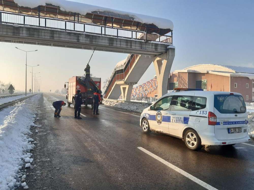 Zabıta ve itfaiye ekiplerinden ortak çalışma
