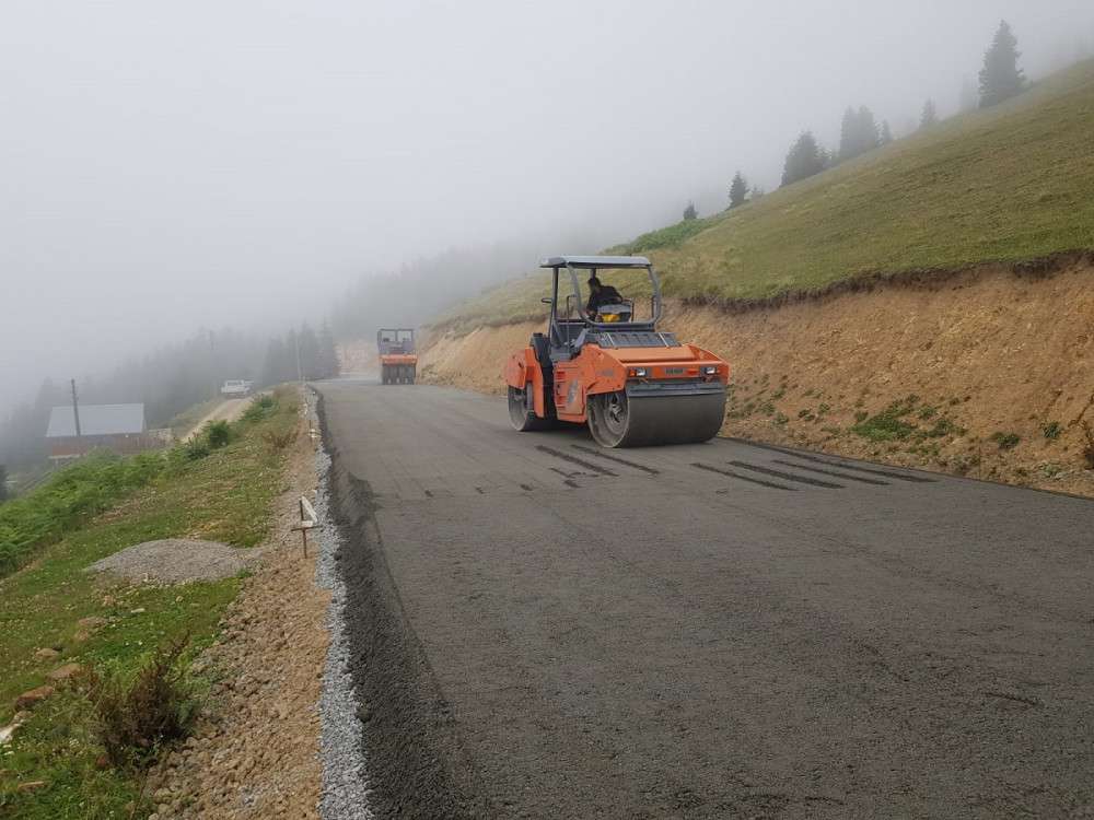 Ordu'da asfalt rekoru 