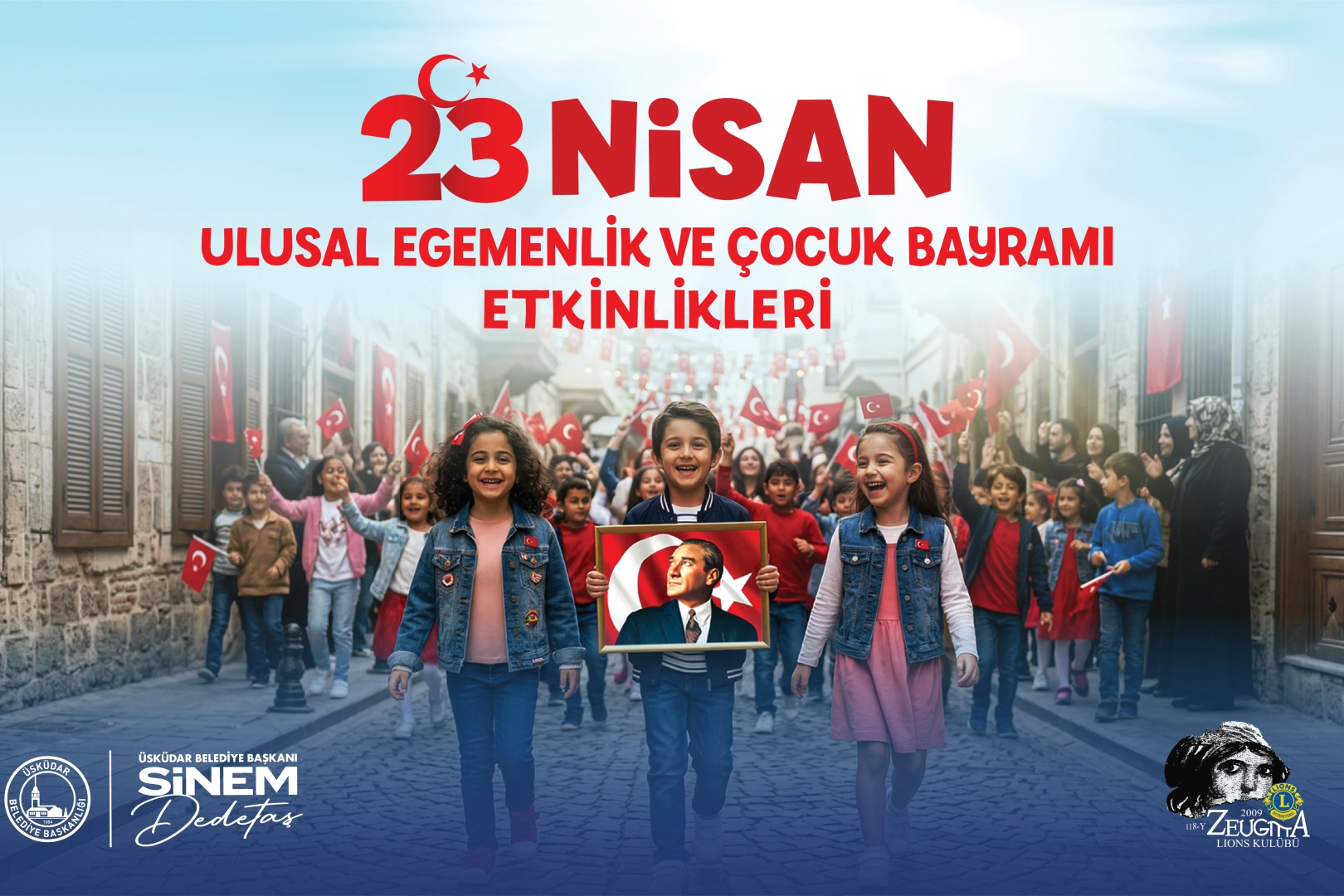 &Uuml;sk&uuml;dar&rsquo;da 23 Nisan Coşkusu 3 G&uuml;n Boyunca Yaşanacak