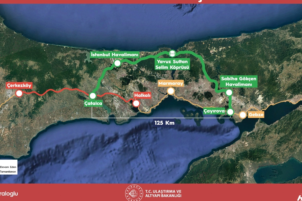 İstanbul Kuzey Demir Yolu Ge&ccedil;işi Projesi'nde Dev Adım