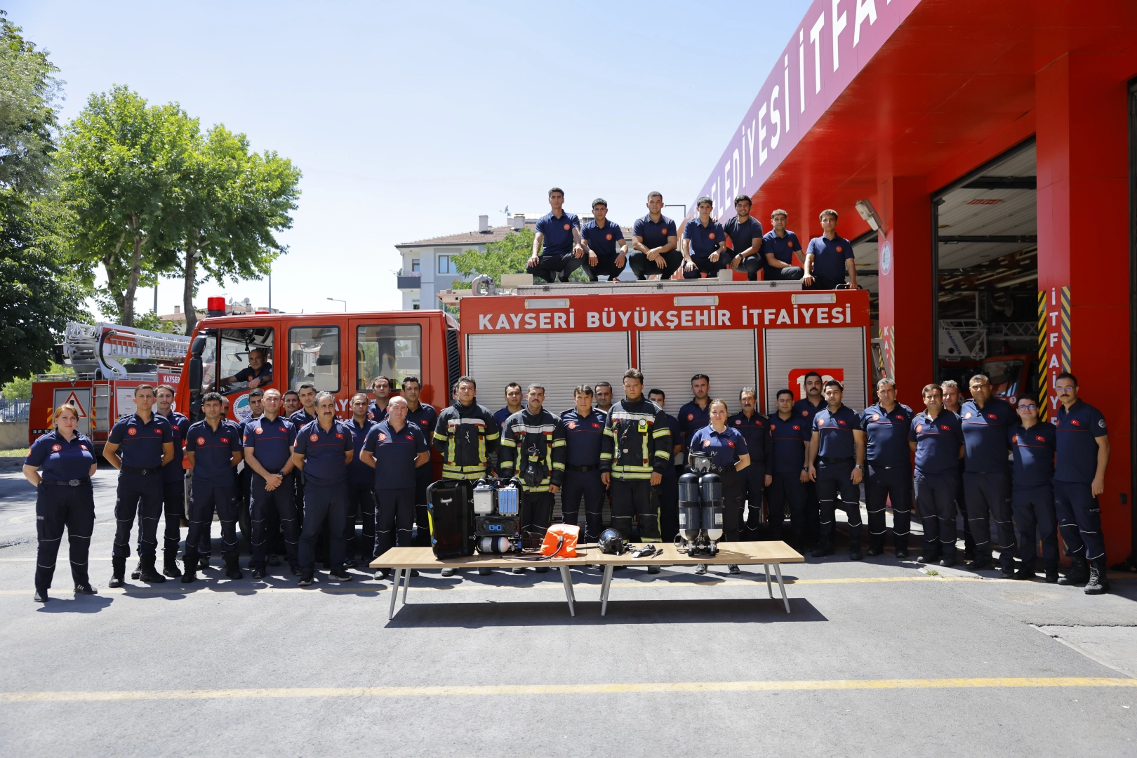 Kayseri İtfaiyesi'nin Teknolojik ve Teknik Kapasitesi G&uuml;&ccedil;leniyor