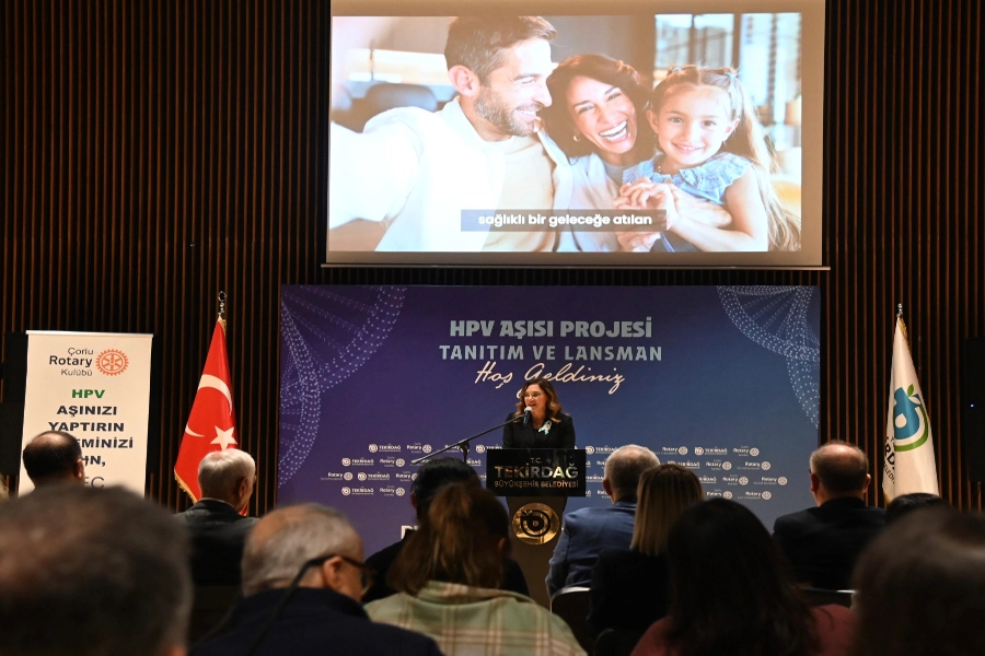 Tekirdağ'da&nbsp;HPV Aşısı Projesi Kamuoyuna Tanıtıldı