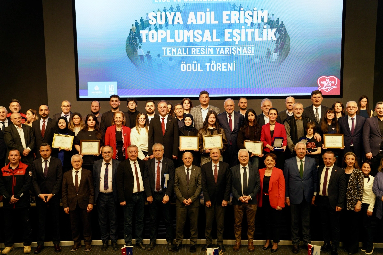 İSKİ&rsquo;nin Resim Yarışmasında &Ouml;d&uuml;ller Verildi&nbsp;