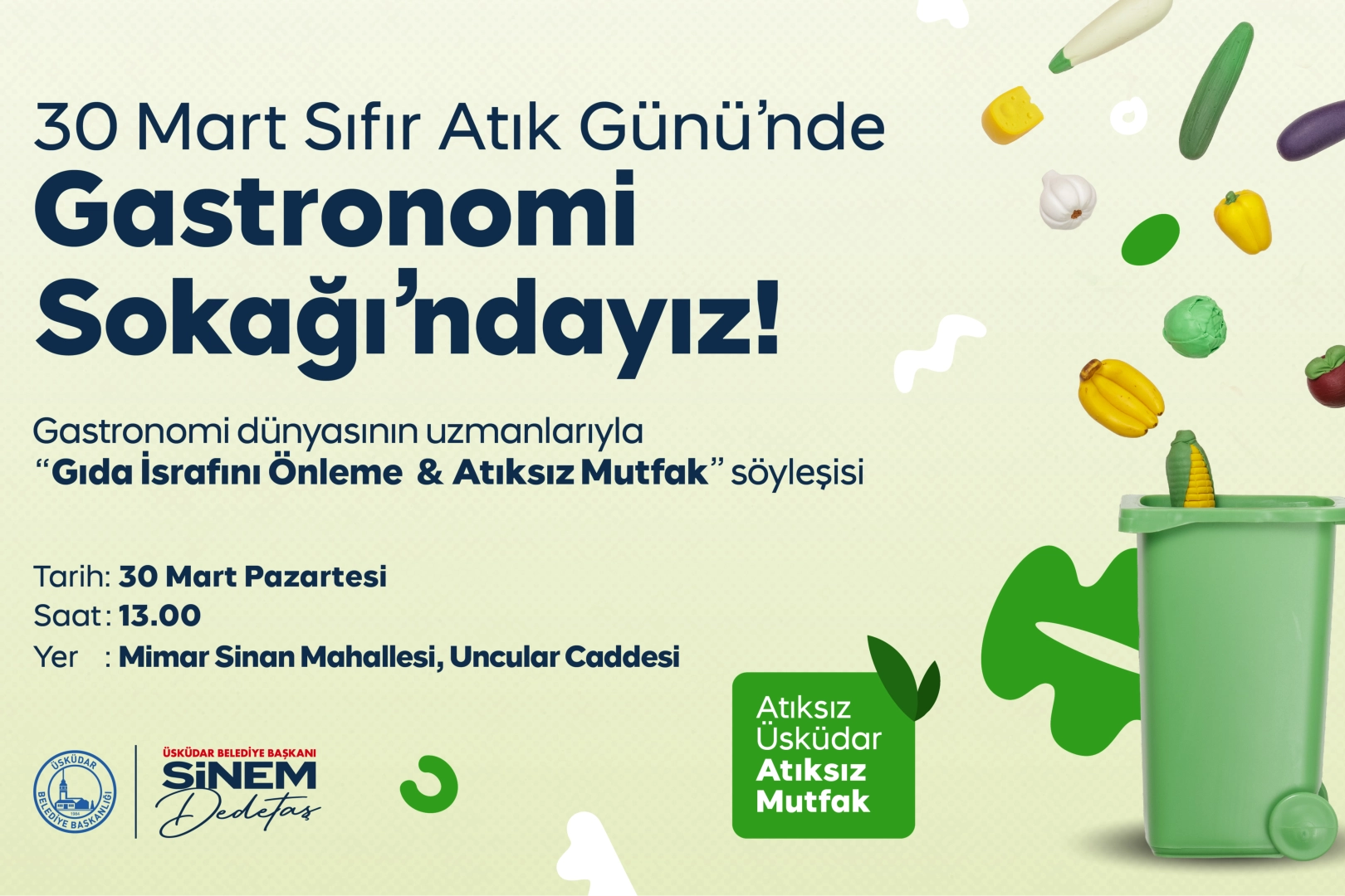 &Uuml;sk&uuml;dar Belediyesi&rsquo;nden Sıfır Atık G&uuml;n&uuml;&rsquo;ne &Ouml;zel Anlamlı Proje