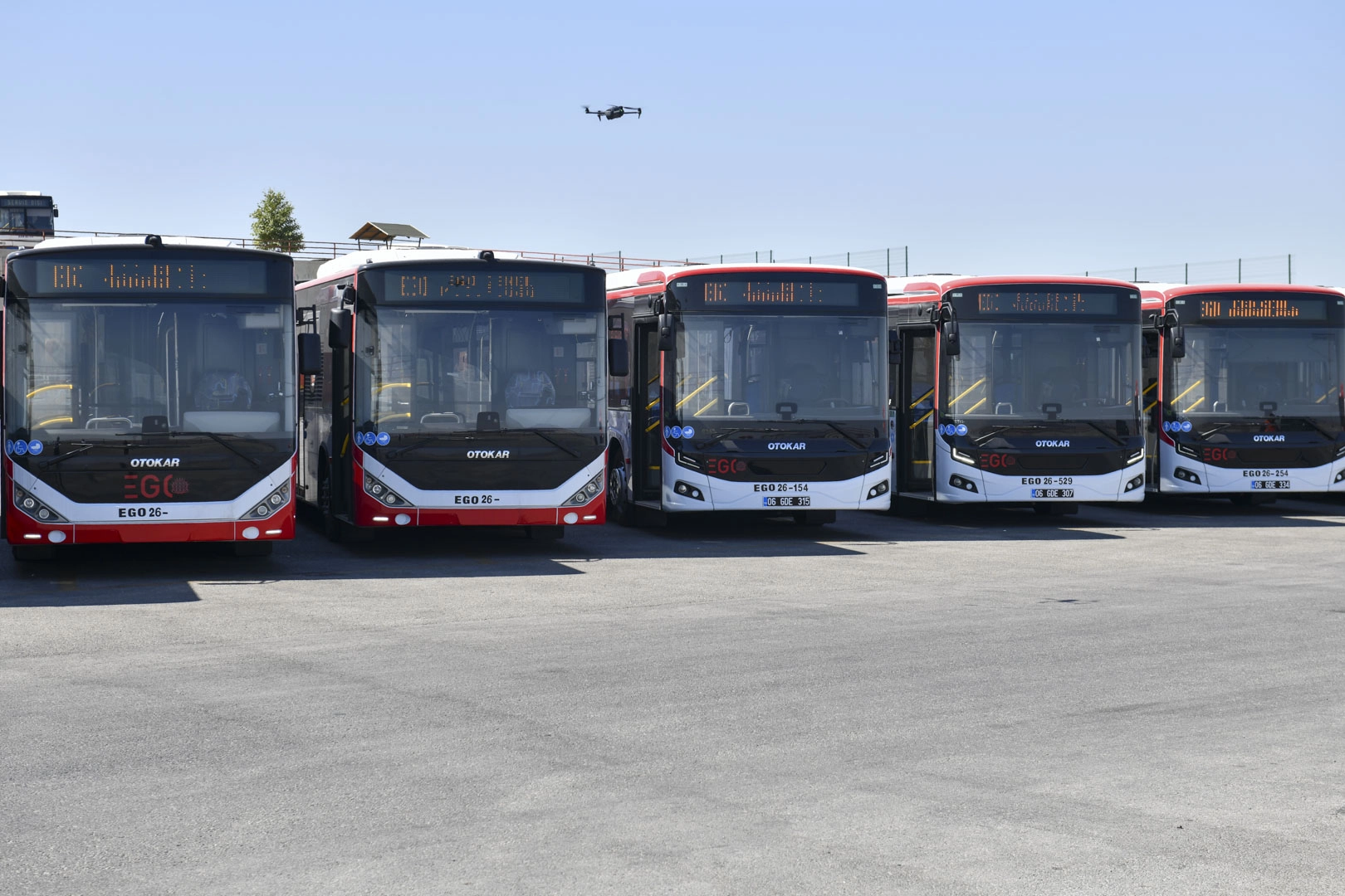 Ankara'da&nbsp;EGO Filosuna 15 Yeni Otob&uuml;s