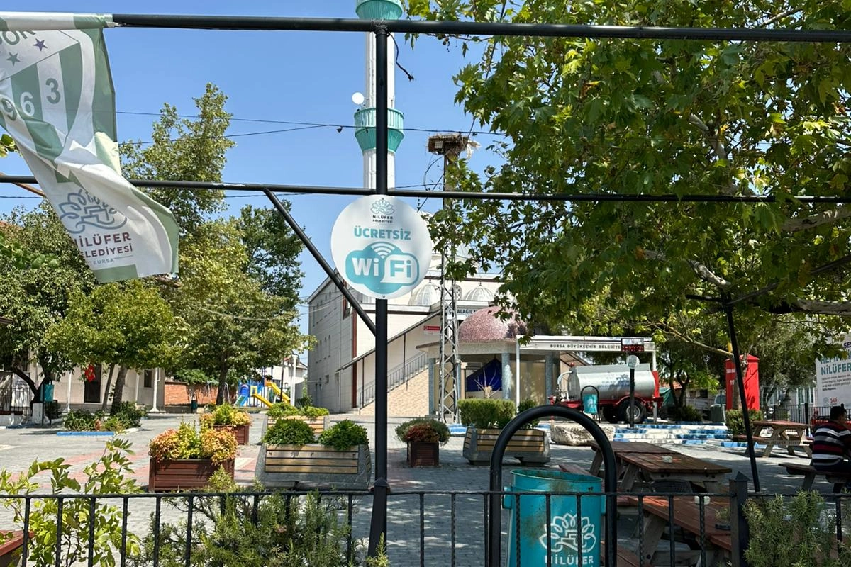 Nil&uuml;fer&rsquo;de &Uuml;cretsiz İnternet Noktası 40&rsquo;a Ulaştı