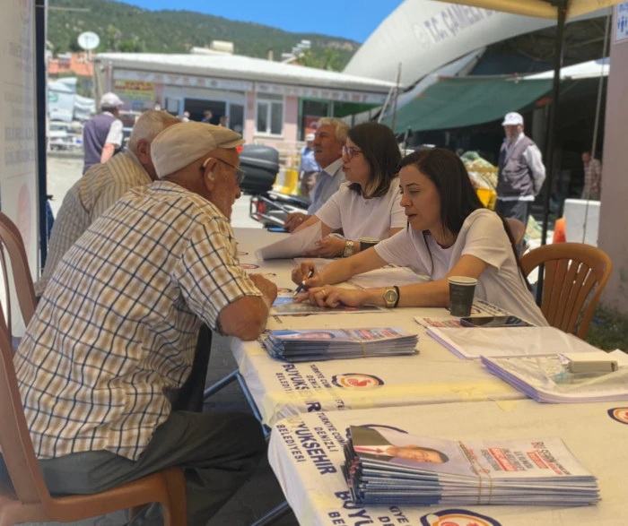 Denizli Büyükşehir'den ilçelere yerinde iletişim atağı