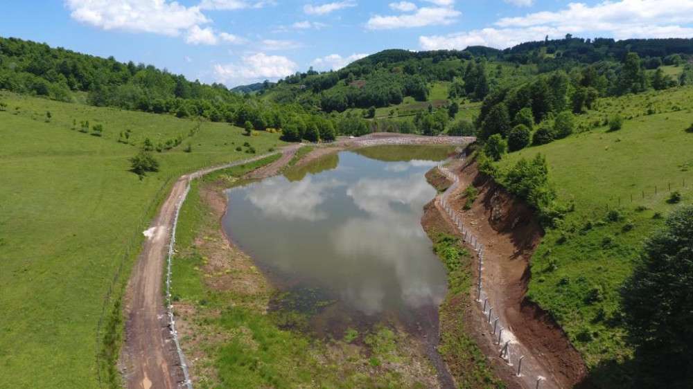 Ordu göletler şehri oldu